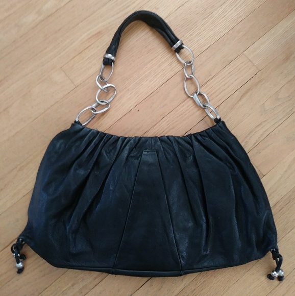 Renato Angi Bags Renato Angi Black Leather Hobo Bag Poshmark
